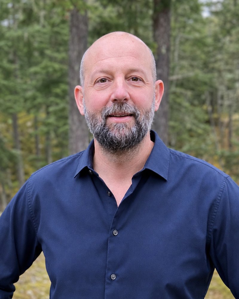 Bruce Winstone, RMT and Certified Rolfer, on Salt Spring Island